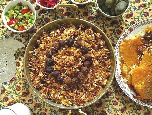 بهترین دستور پخت غذای شیرازی قنبر پلو