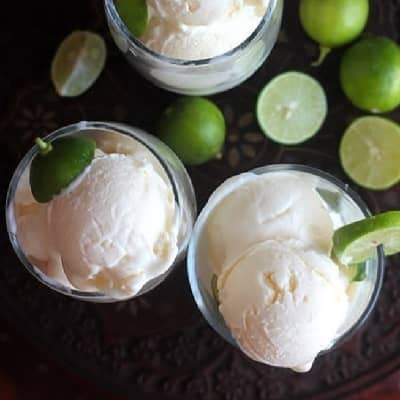 طرز تهیه بستنی لیمویی خانگی - بستنی لیمو وانیل
